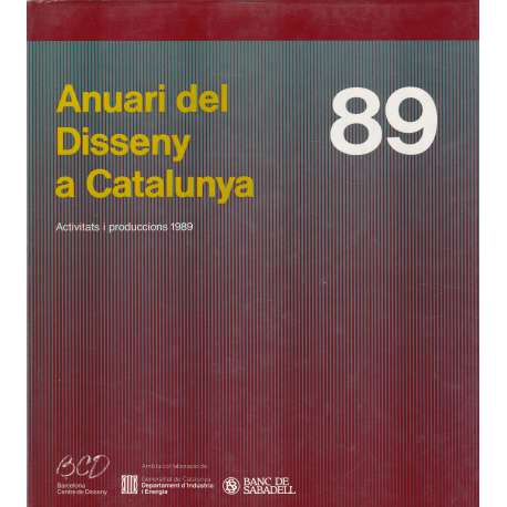 Anuari del Disenny a Catalunya 89. Activitats i produccions 1989