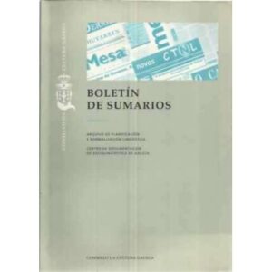 Boletín de sumarios. Número 1