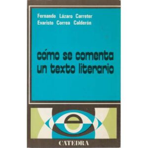 Cómo se comenta un texto literario