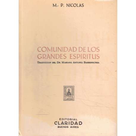 Comunidad de los grandes espíritus