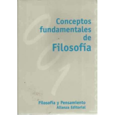 Conceptos fundamentaes de filosofía