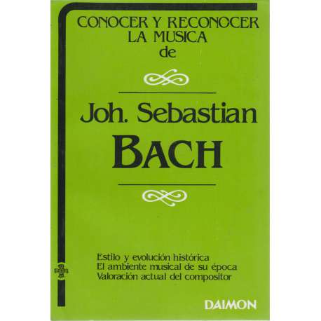 Conocer y reconocer la música de Joh. Sebastian Bach