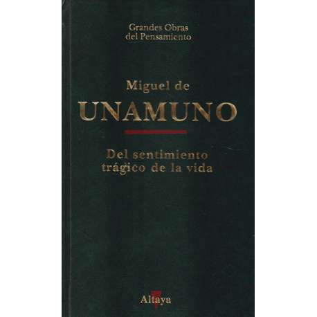Del sentimiento trágico de la vida