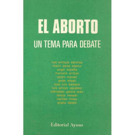 El aborto. Un tema para debate