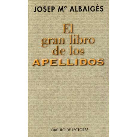 El gran libro de los apellidos