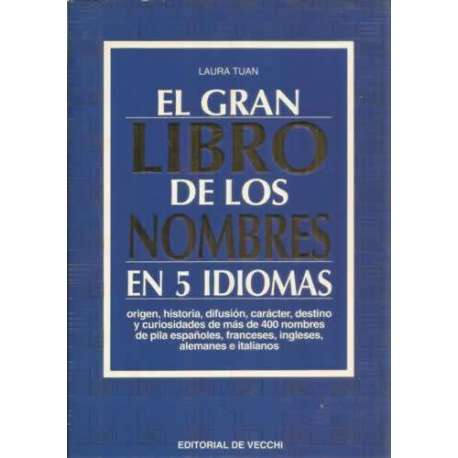 El gran libro de los nombres en 5 idiomas