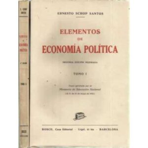 ELEMENTOS DE ECONOMÍA POLÍTICA. 2 tomos