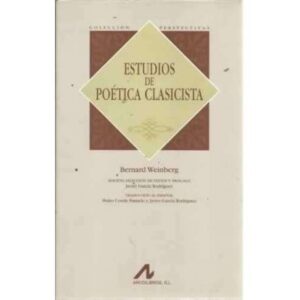 Estudios de poética clasicista