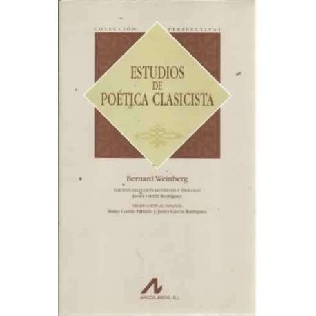Estudios de poética clasicista