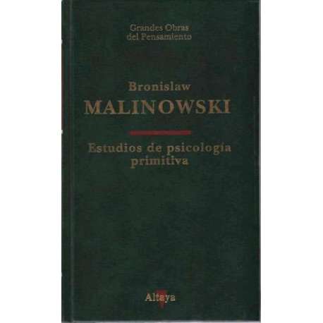 Estudios de psicología primitiva