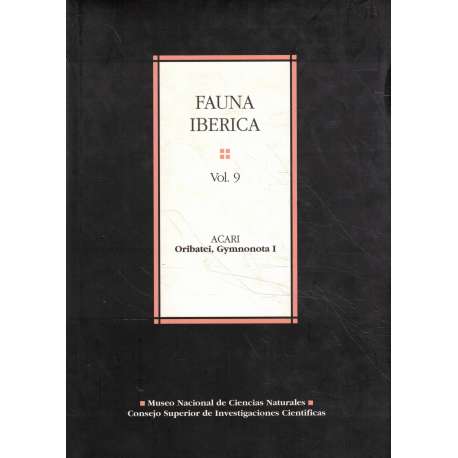 Fauna Ibérica. Vol. 9. Acari. Oribatei. Gymnonota I