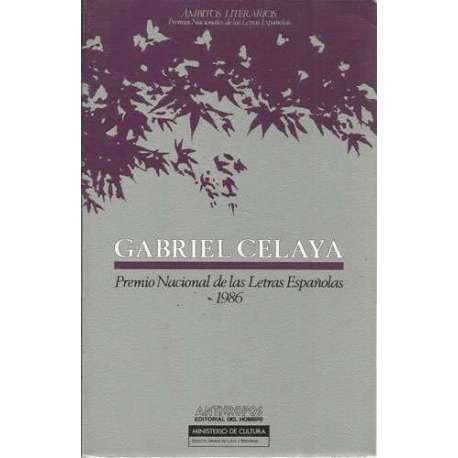 Gabriel Celaya. Premio Nacional de las Letras Españolas 1986