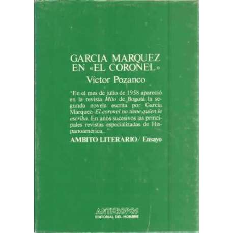 García Márquez en "El Coronel"