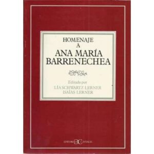 Homenaje a Ana María Barrenechea