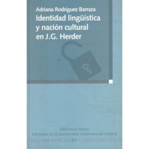 Identidad lingüística y nación cultural en J. G. Herder