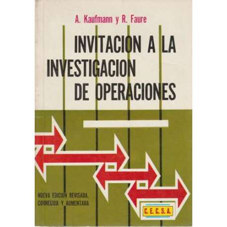 Invitación a la investigación de operaciones