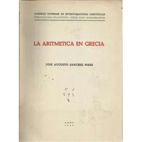 La aritmetica en Grecia