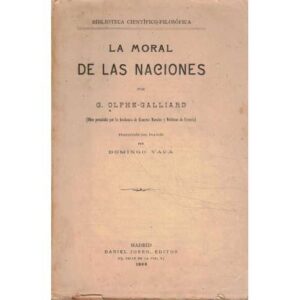 La moral de las naciones