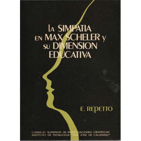 La simpatía en Max Scheler y su dimensión educativa