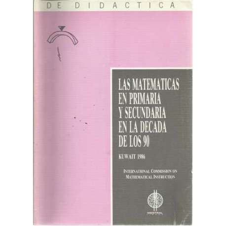 Las matemáticas en primaria y secundaria en la década de los 90