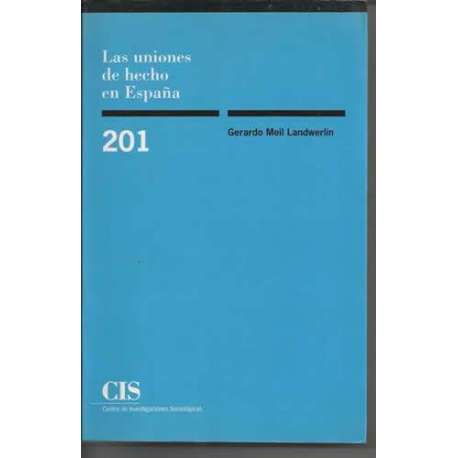 Las uniones de hecho en España