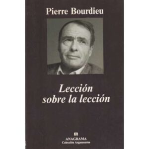 Lección sobre la lección
