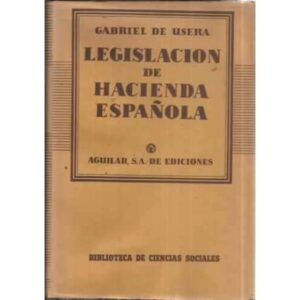 LEGISLACIÓN DE HACIENDA ESPAÑOLA