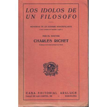 Los ídolos de un filósofo