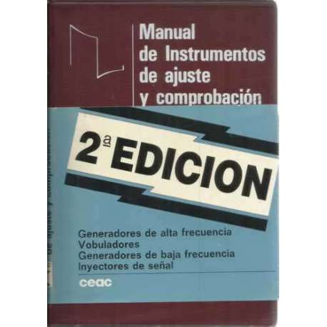 Manual de instrumentos de ajuste y comprobación