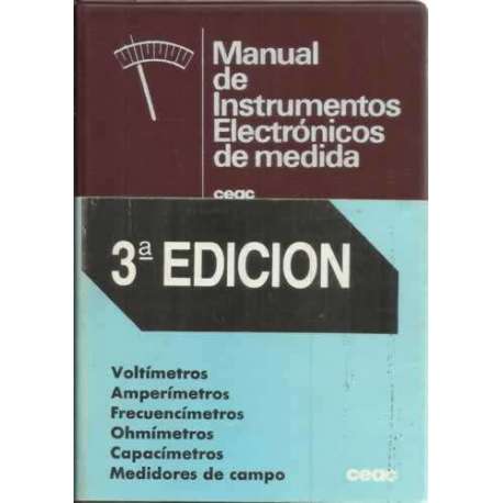 Manual de instrumentos electrónicos de medida