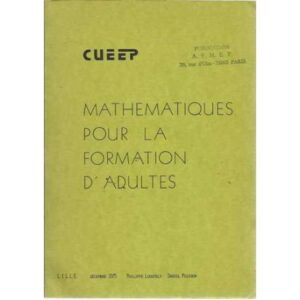 Mathématiques pour la formation d´adultes