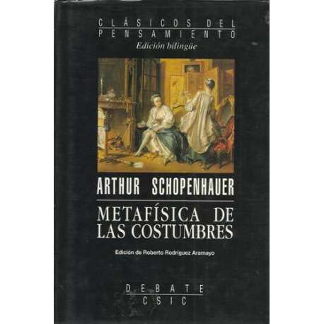 Metafísica de las costumbres