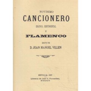 Novísimo Cancionero. Erótico, sentimental y flamenco