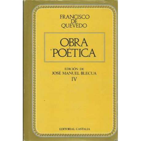 Obra poética IV. Teatro y traducciones poéticas