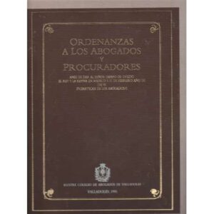 Ordenanzas a los abogados y procuradores