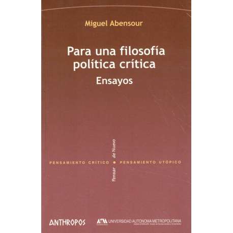Para una filosofía política crítica