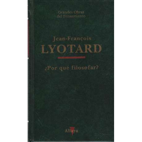 ¿Por qué filosofar?