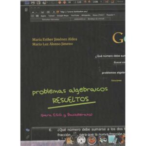 Problemas algebraicos resueltos para E.S.O. y Bachillerato