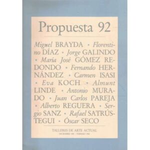Propuesta 92. Talleres de arte actual