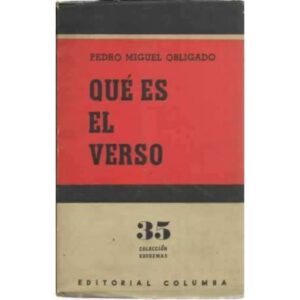 Qué es el verso
