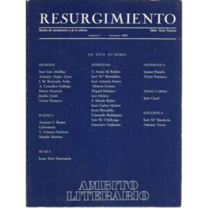 Resurgimiento. Revista del pensamiento y de la estética