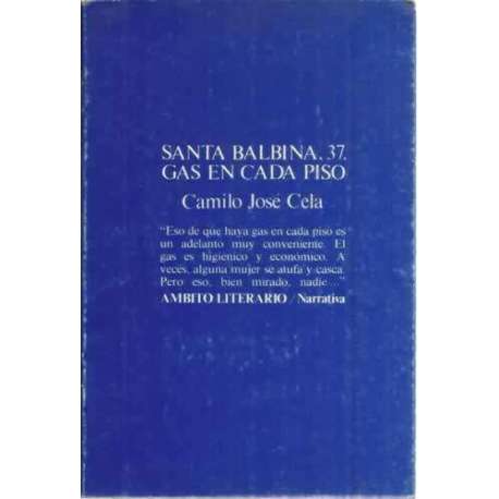 Santa Balbina, 37. Gas en cada piso