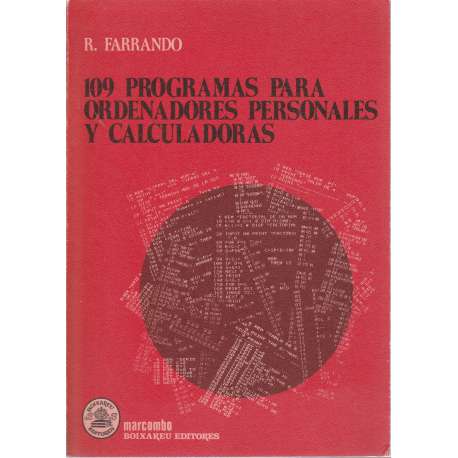 109 programas para ordenadores personales y calculadoras