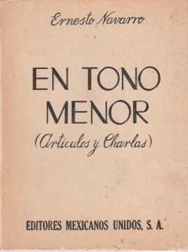 En tono menor (Artículos y charlas)