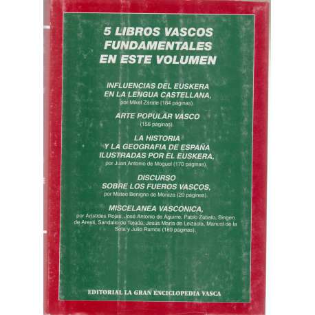 5 Libros Vascos fundamentales