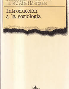 Introducción a la Sociología