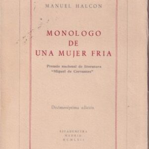 Monólogo de una mujer fría