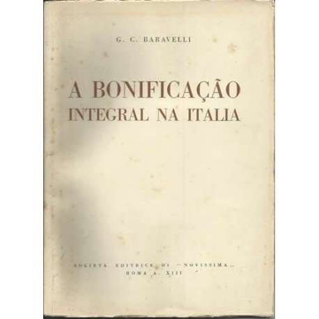 A bonificaçao integral na Italia