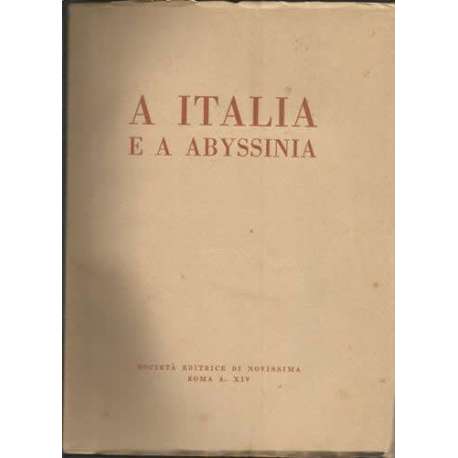 A Italia e a Abyssinia