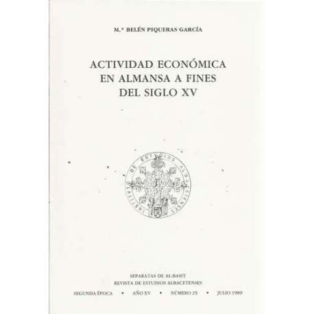 Actividad económica en Almansa a fines del Siglo XV